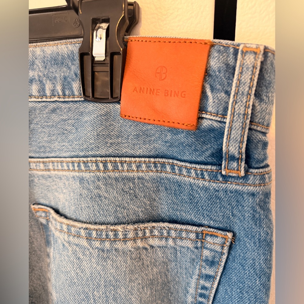 Anine Bing Hugh Jeans in Panama Blue - Picture 7 of 10